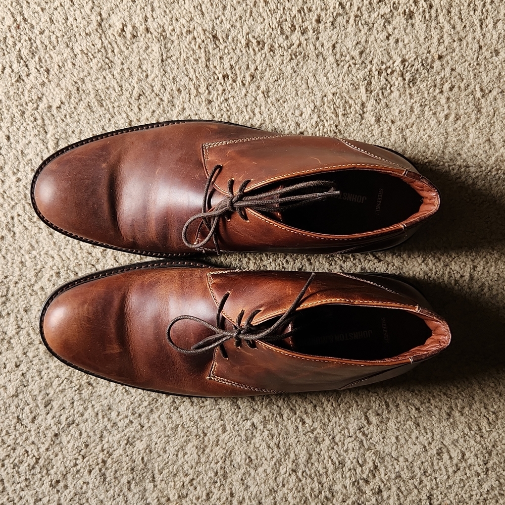 Johnston & Murphy Chukka Boots Sheepskin Men's Size 12